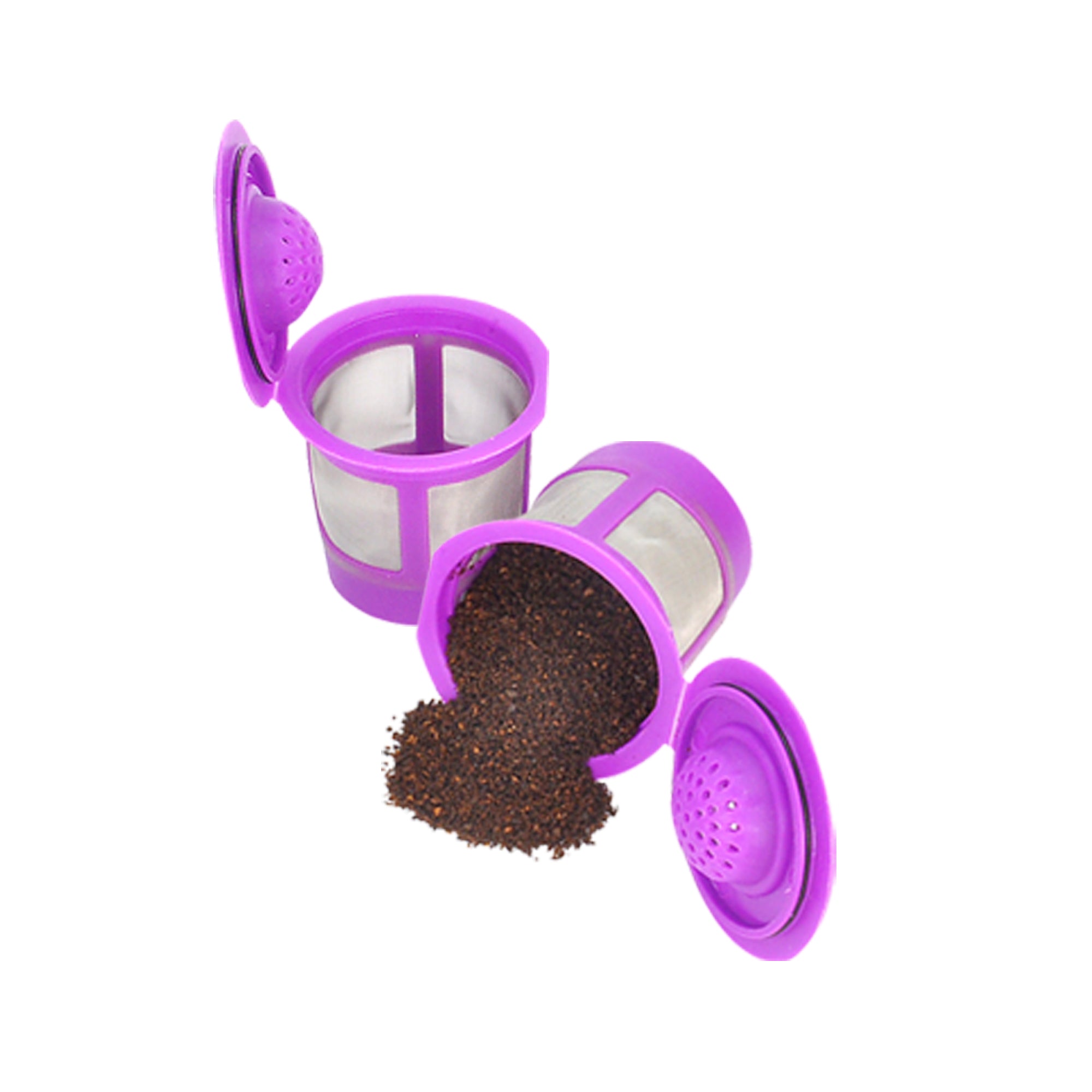 Peacock Purple Hand Glazed Keurig K Cup Holder Space Saver Keurig 