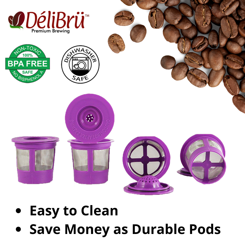 Reusable K-cups for Keurig 2.0 and 1.0 Machines 2packs